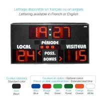 AMS Basketball Electronic Scoreboard 66" X 36" (1 M 70 X 91 Cm)