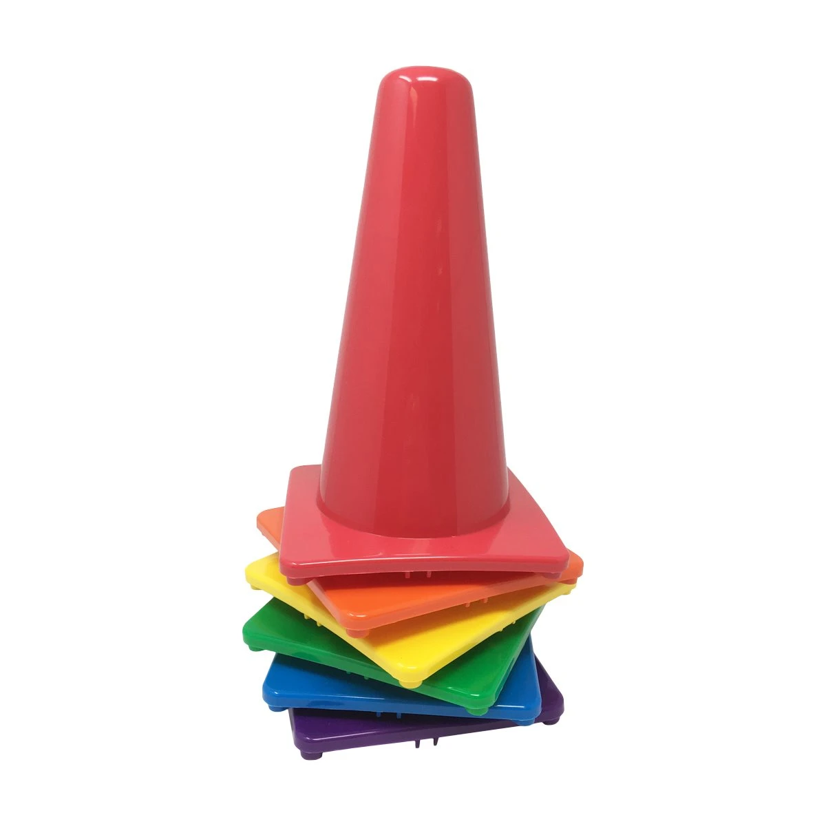 Set Of 6 Poly Vinyl Cones - 9" (23 Cm) - Image 2