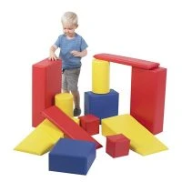 Children's Factory Set Of 12 Foam Blocks