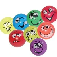 8 Funny Face Balls