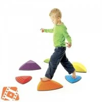 Gonge Set Of 6 Plastic Riverstones Ranging