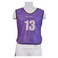 Going One 15 Numbered Extensible Mesh Pinnies, PURPLE
