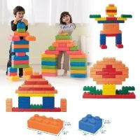 Weplay Set Of 45 Plastic Bricks