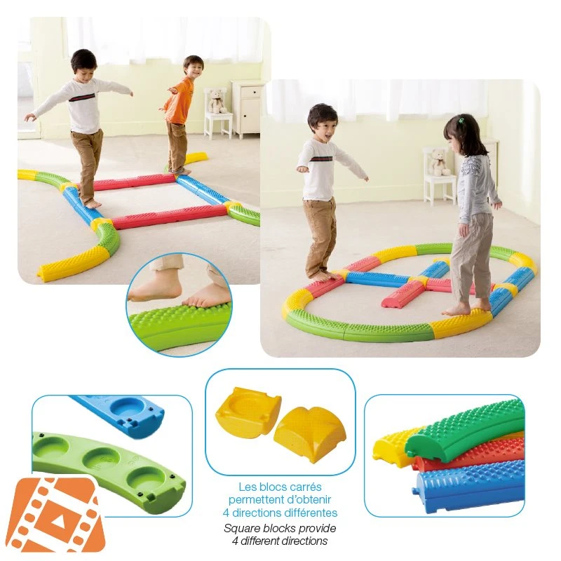 Weplay Tactile Path And Square Set - 20 Pieces