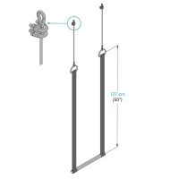 Trapeze For 12' (3 M 66) Climbing Frame