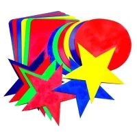 Set Of 18 Non-slip Vinyl Shapes