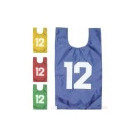 12 Numbered Nylon Pinnies